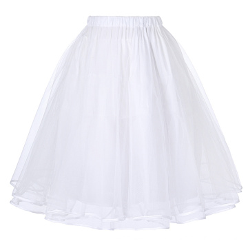 Belle Poque Robe rétro de luxe pour femme Robe vintage 3 couches Tulle Netting Crinoline Underskirt Petticoat BP000229-2